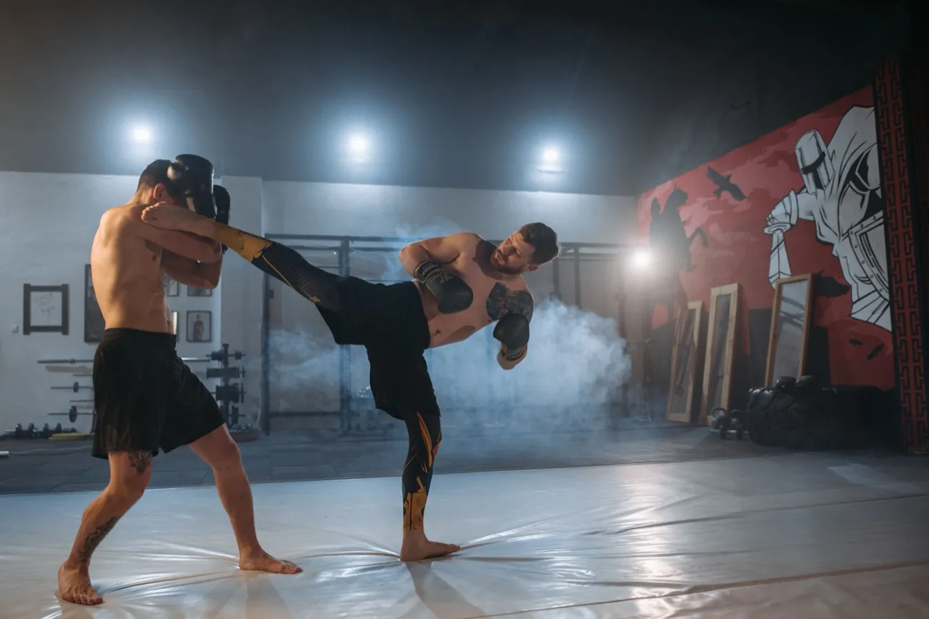Boxing training at Konquer