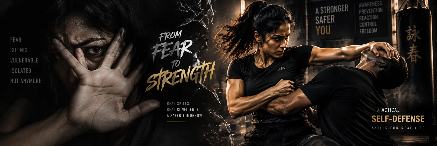 Self-defence training at Kongquer — from fear to strength