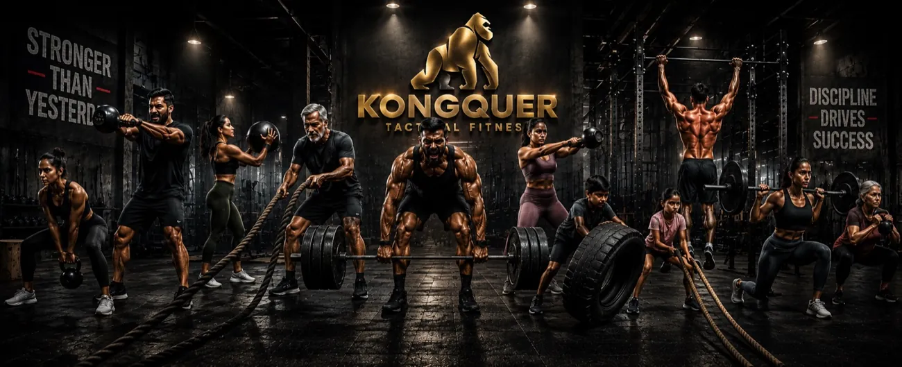 Konquer tactical fitness training floor